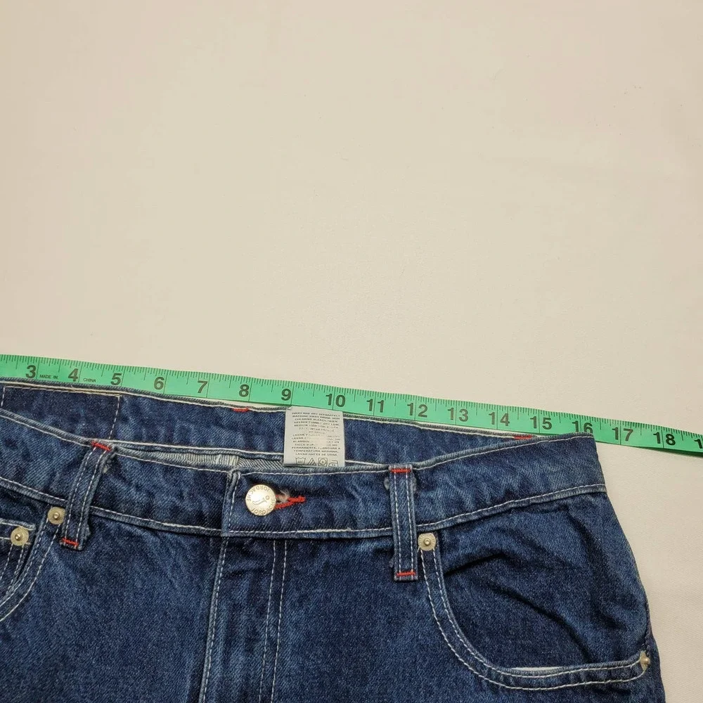 Jordache Mom Jeans Size 13/14 Long Dark Blue EUC